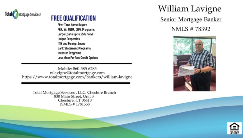 William Lavigne, Mortgage Banker