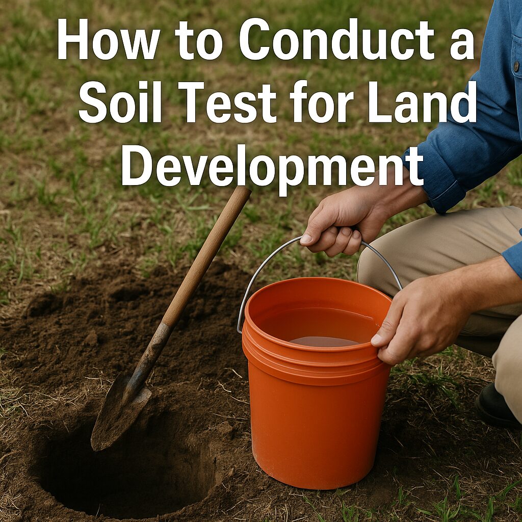 Conduct a Soil Test for Land Development