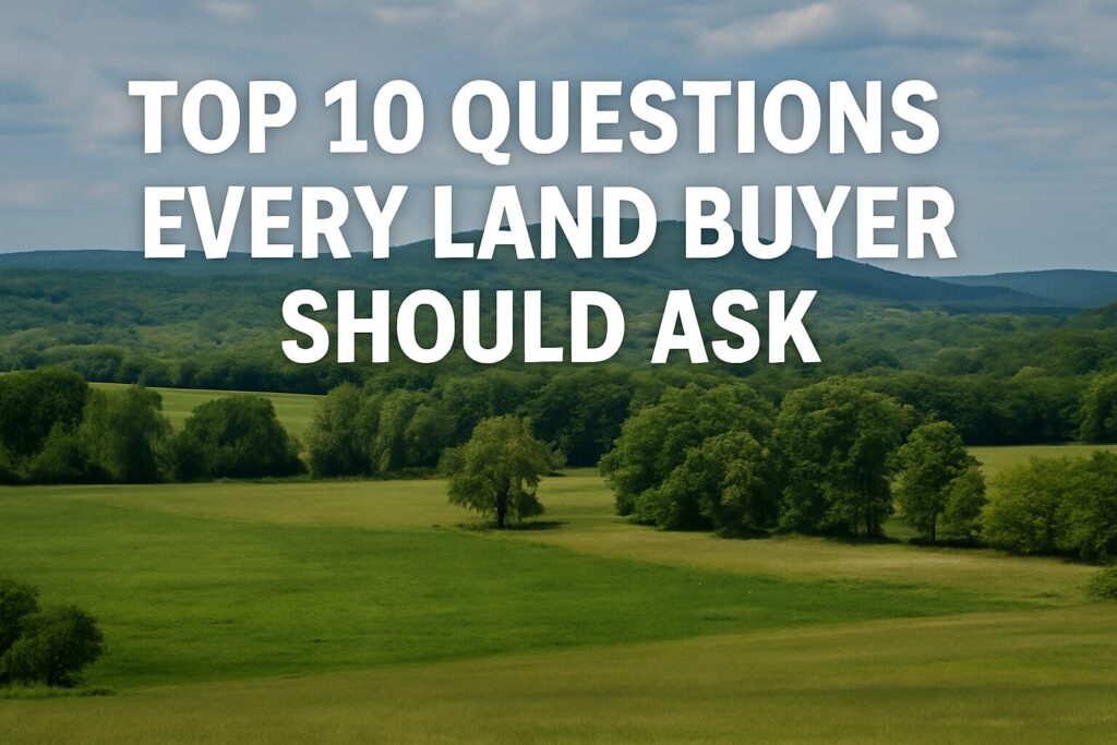Questions Every Land Buyer Should Ask