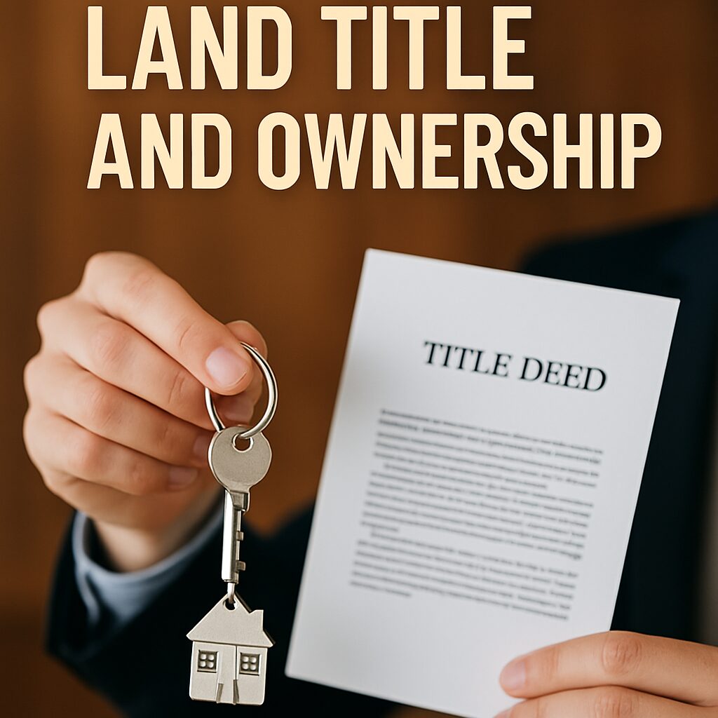 Land Title and Ownership