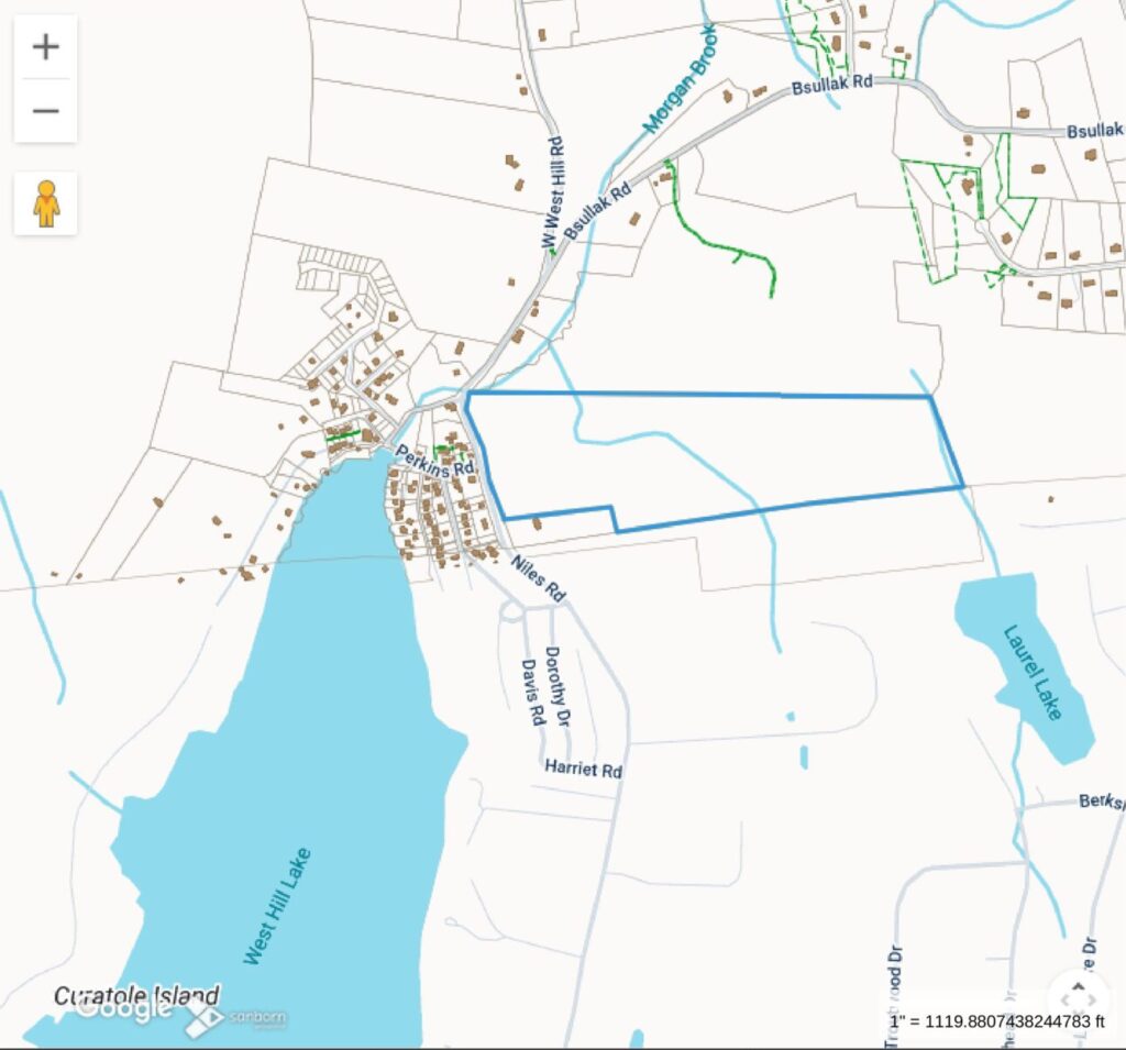 160-270 W. West Hill Rd Barkhamsted CT 66 Acres of raw land