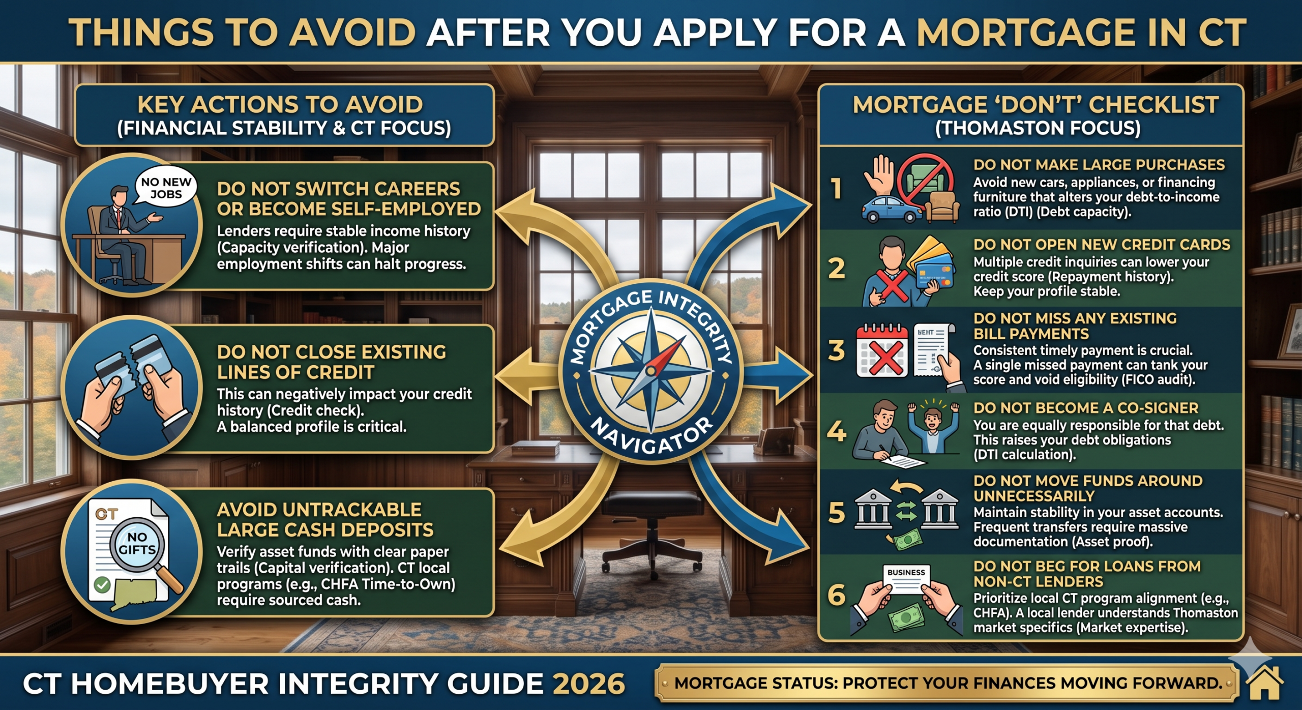 Things To Avoid After You Apply for a Mortgage